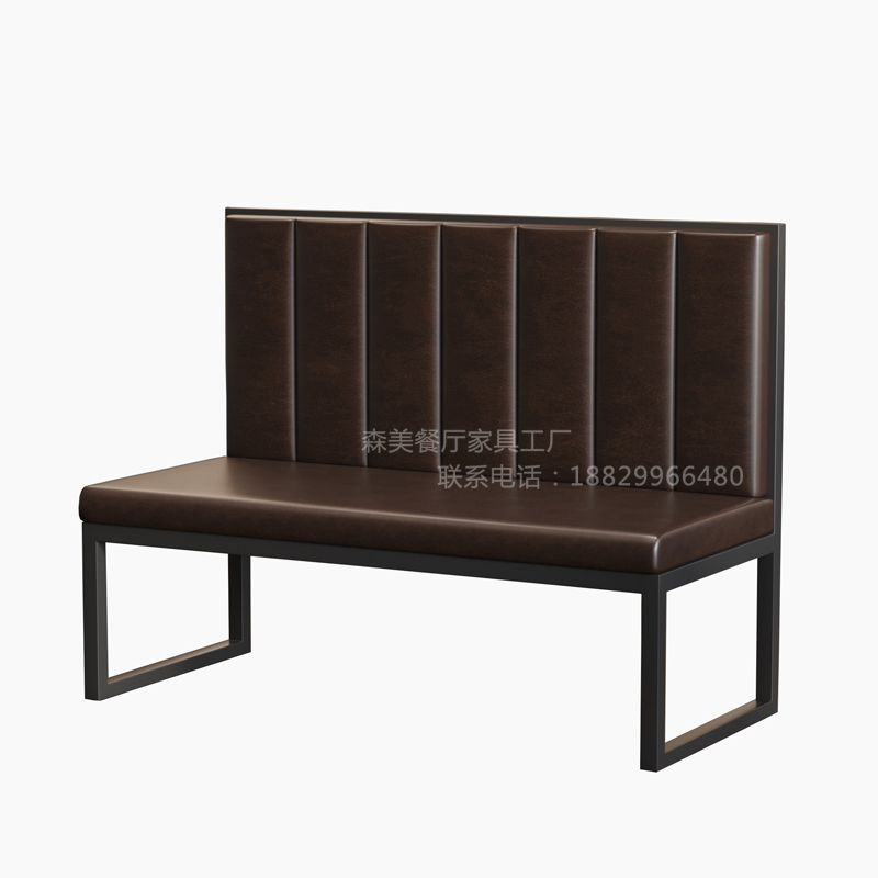 工业风酒吧清吧餐吧咖啡厅卡座沙发酒馆火锅烧烤咖啡奶茶店餐桌椅 - 图3