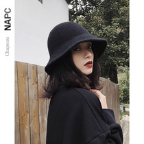 NAPC fisherman hat lady autumn winter Korean version 100 hitchhiking wool 2023 new wave winters pelvic hat