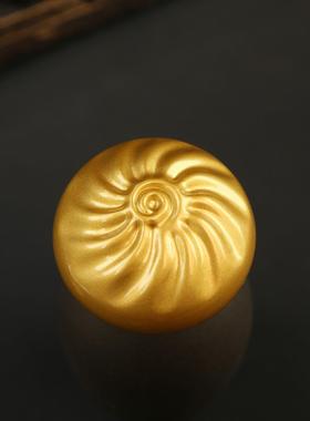 2026包子镇纸蒸蒸日上小福包办公室桌面招财装饰新中式工艺品黄铜