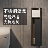 Bathroom 304 stainless steel toilet brush niche embedded hidden device rack toilet with door bathroom paper towel holder