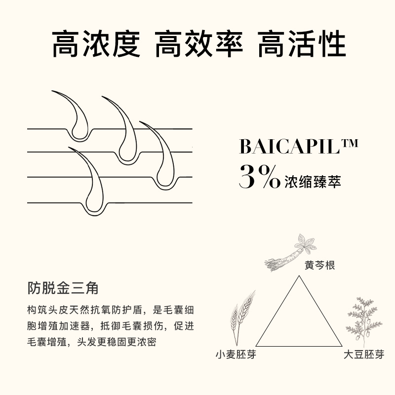 myorganics有机防脱活力安瓶固发密发丰盈发根抗氧修护滋养头皮
