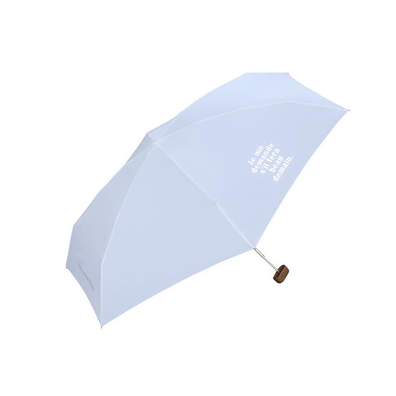 日本遮阳伞黑胶防晒伞太阳伞折叠五折伞收纳袋包包新款晴雨伞-图3