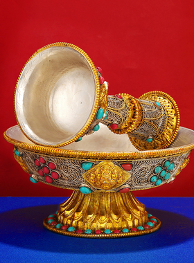 护法杯尼泊尔掐丝手工供护法杯