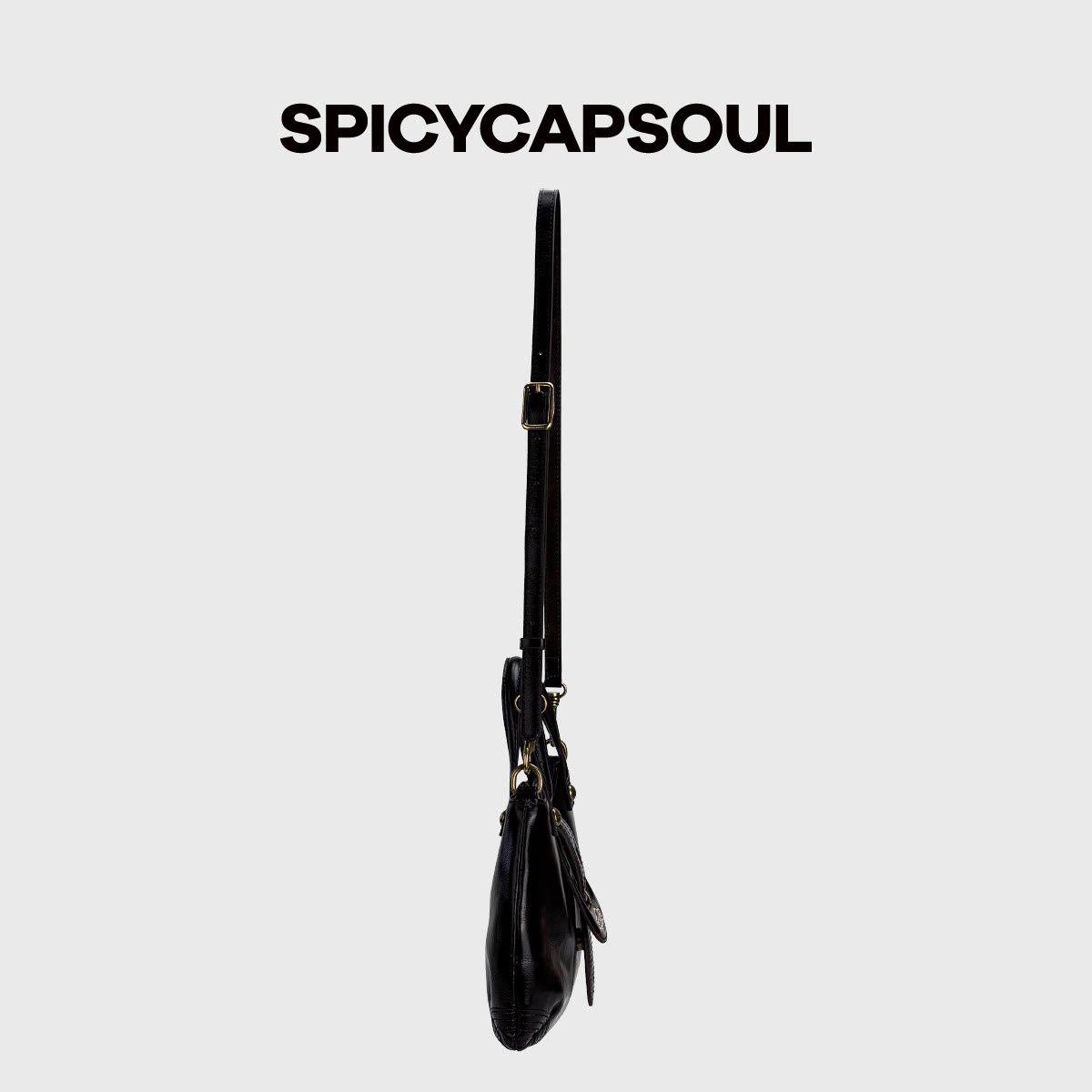 【黑桃皇后】SpicyCapSoul池金物小众定制复古手提斜挎贝壳包