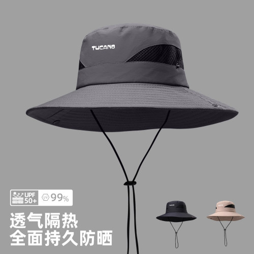 啄木鸟西部牛仔登山帽男夏季户外防晒帽防紫外线钓鱼遮阳渔夫帽女 - 图3