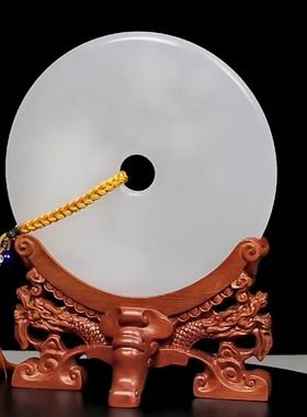 百家姓玉石平安扣摆件姓氏乔迁新居礼品家居客厅书房办公室装饰品