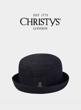 【2026新品】Christys'百年皇室品牌 纯天然手编拉菲草草帽可折叠