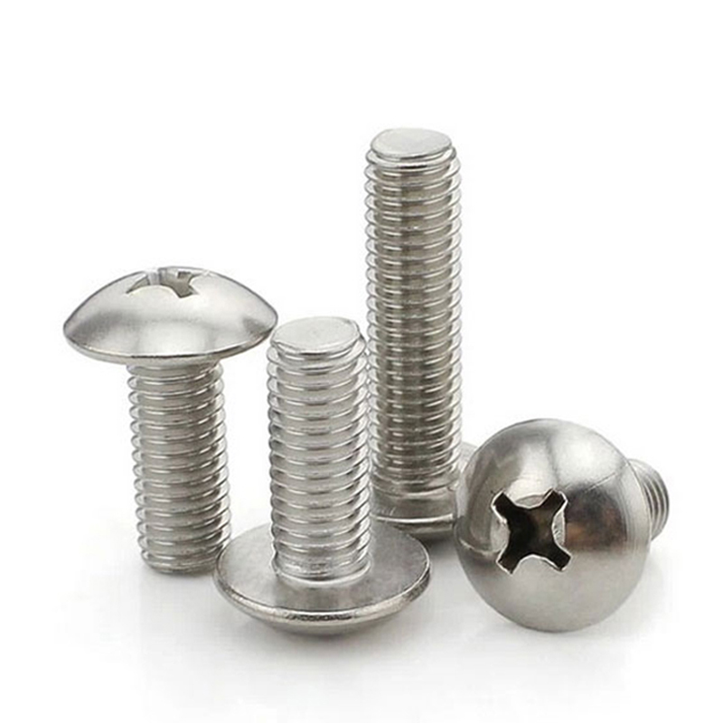 M2M3M3.5M4M5M6铁镀镍环保大扁头十字TM机丝蘑菇头大帽伞头螺丝钉 - 图2