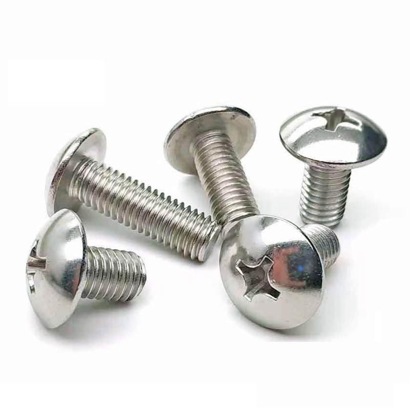 M2M3M3.5M4M5M6铁镀镍环保大扁头十字TM机丝蘑菇头大帽伞头螺丝钉 - 图0