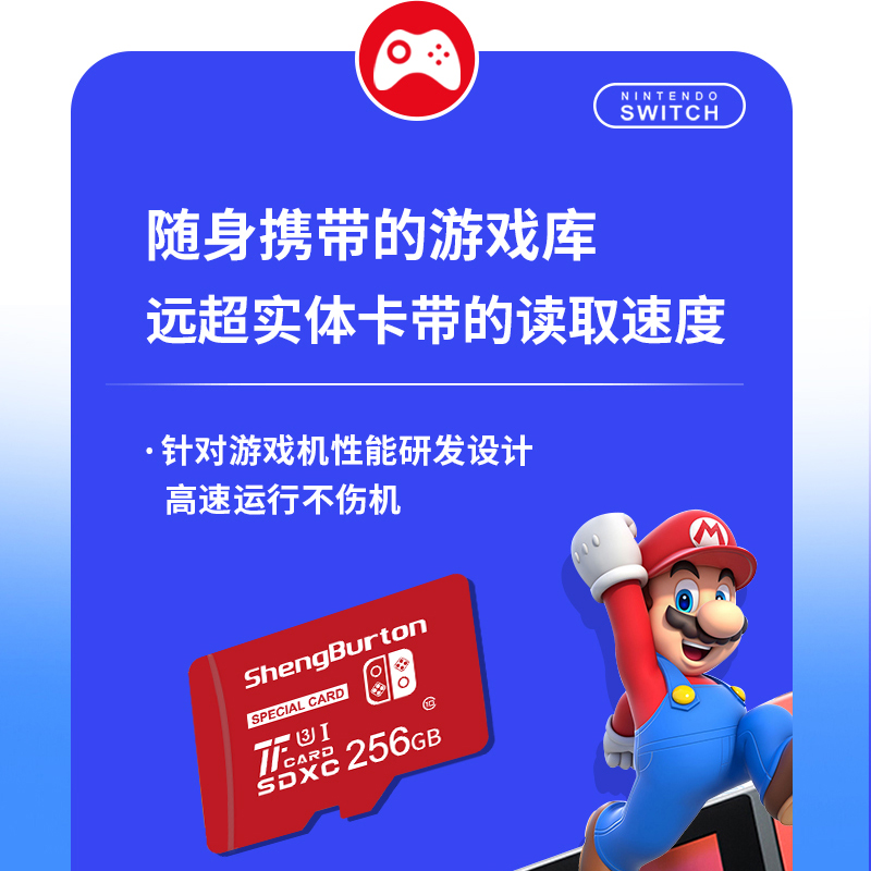 switch内存卡256G 任天堂switch储存卡1t 游戏机ns内存卡扩容1tb - 图1