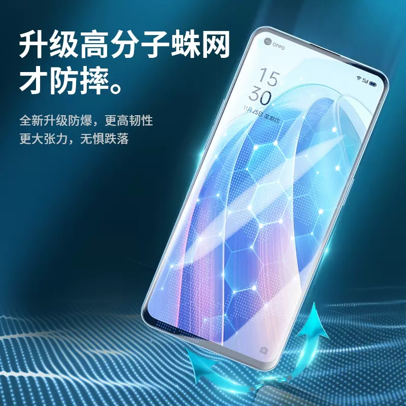 opporeno7pro手机膜reno7se钢化膜opopreno75g水凝oppreno全屏oppo5g新款opporone0ppo07opporen适用0pporeno - 图3