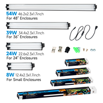 Giangarden climbing darling UVB lighting tube HO T5 light strip rack long light pipe mane lizard Calcium Supplement Calcium Shade Suit