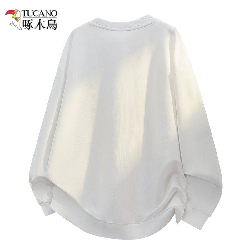 啄木鸟圆领卫衣男士秋冬季新款加绒加厚上衣男款美式休闲内搭衣服,淘宝优惠券,粉丝福利购,淘宝优惠卷