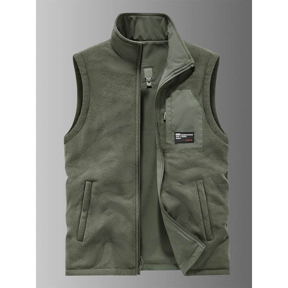 啄木鸟男士马甲秋冬季坎肩工装加绒加厚双面穿马夹背心外穿外套潮,淘宝优惠券,粉丝福利购,淘宝优惠卷