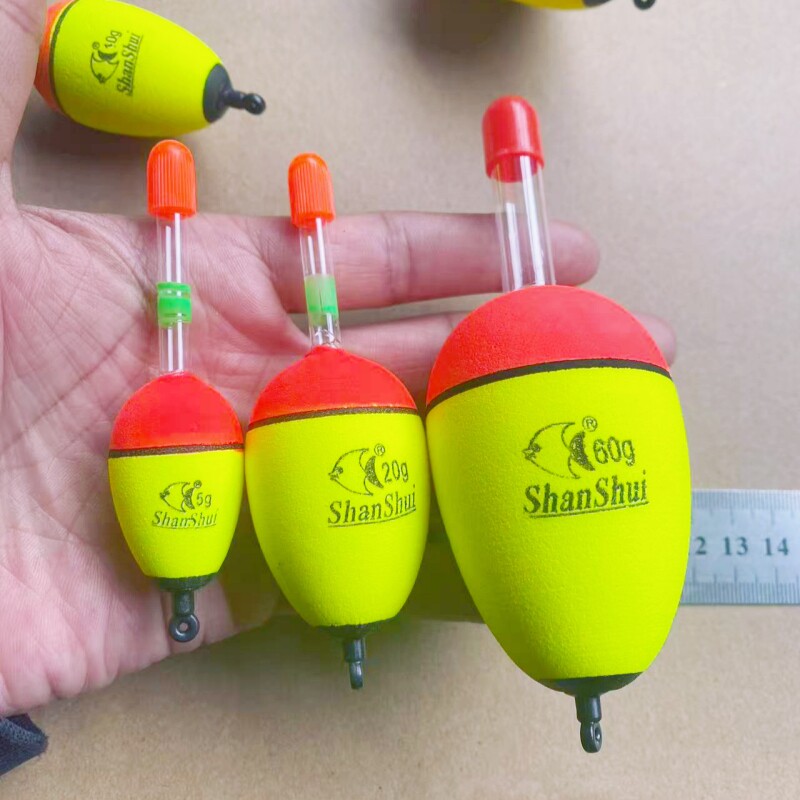 Foam luminous big belly float eye-catching fishing float