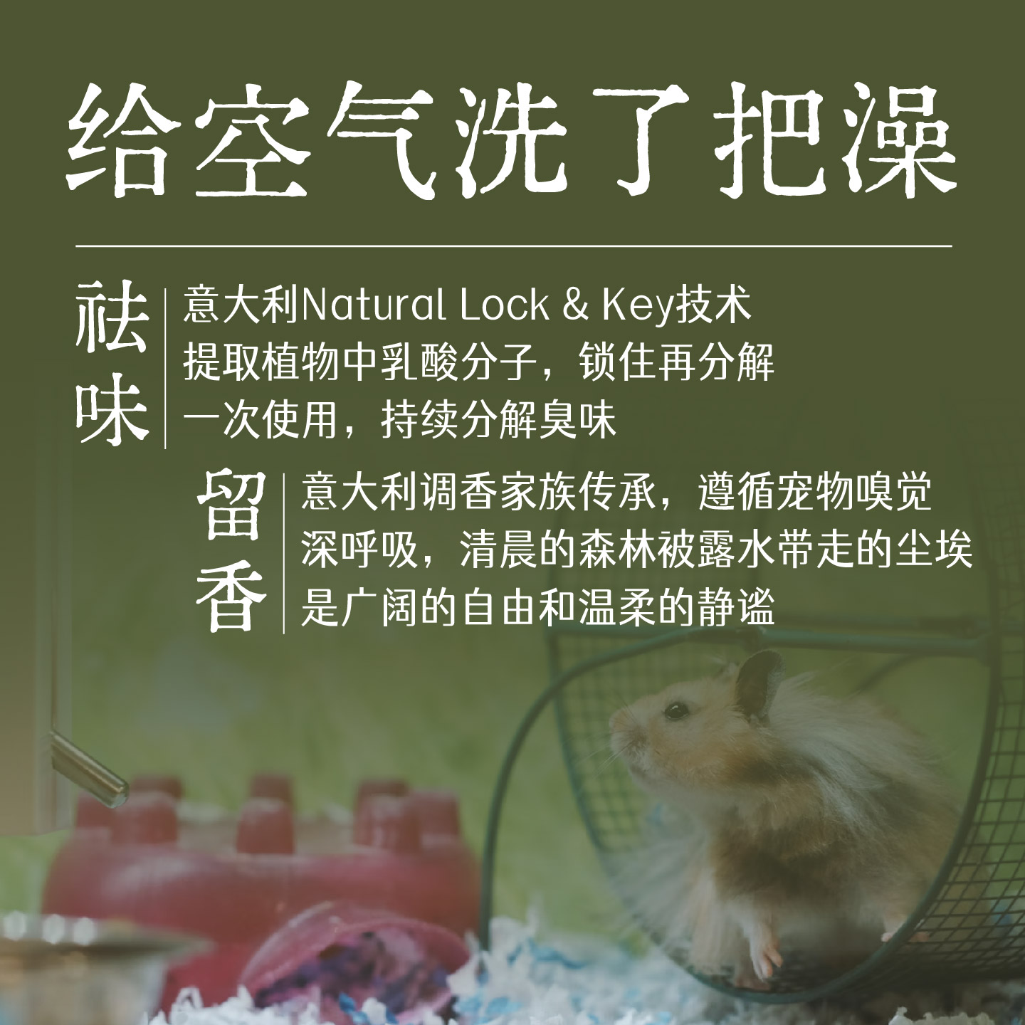 Puff帕芙宠物乳酸消毒喷雾笼子除味剂猫咪杀菌狗狗室内狗窝除臭剂 - 图2