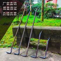 Hand forged and forged nail carpentry crowbar aluminium die crowbar 20 screw thread steel nail carpenter carpenter carpenter