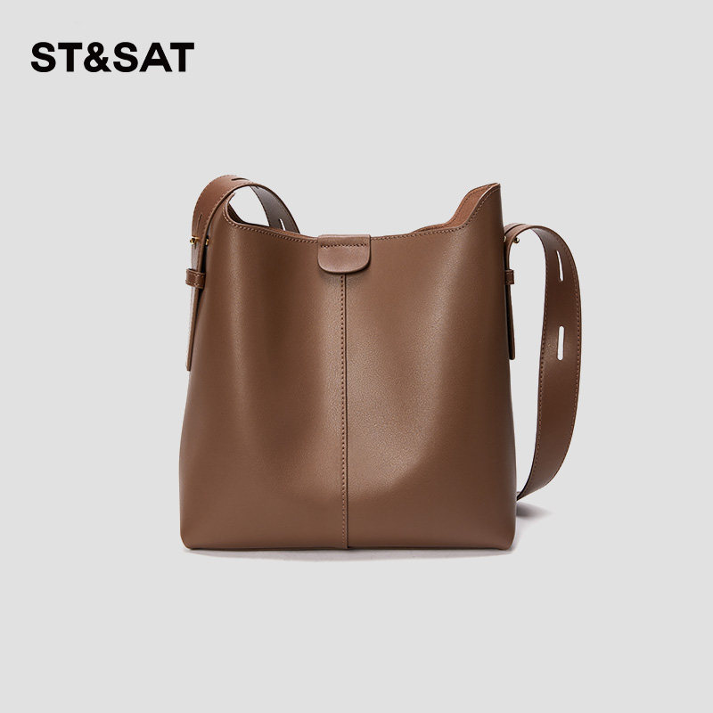 星期六包包女2025新款春夏水桶包软皮单肩斜挎包托特包通勤手提包,淘宝优惠券,粉丝福利购,淘宝优惠卷