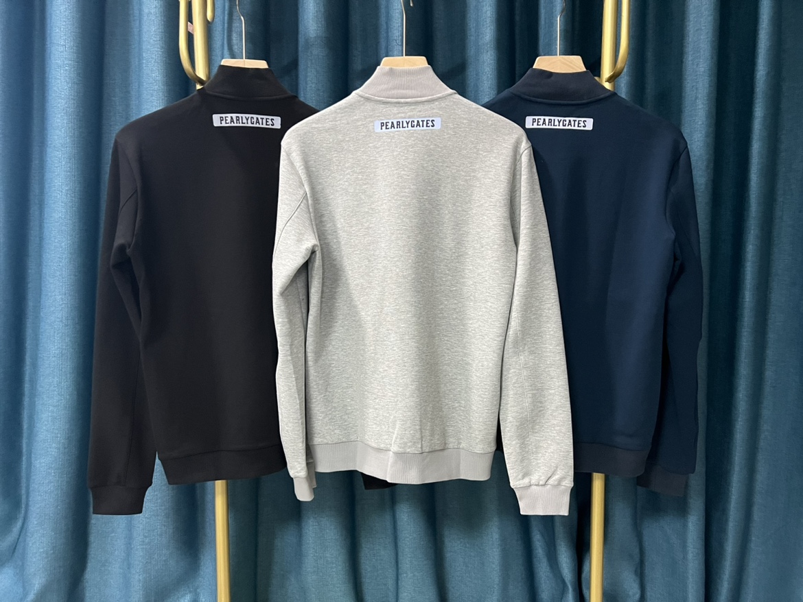 29i04 高尔夫男士外套春秋立领拉链罗纹松紧户外运动店长推荐现货 - 图0