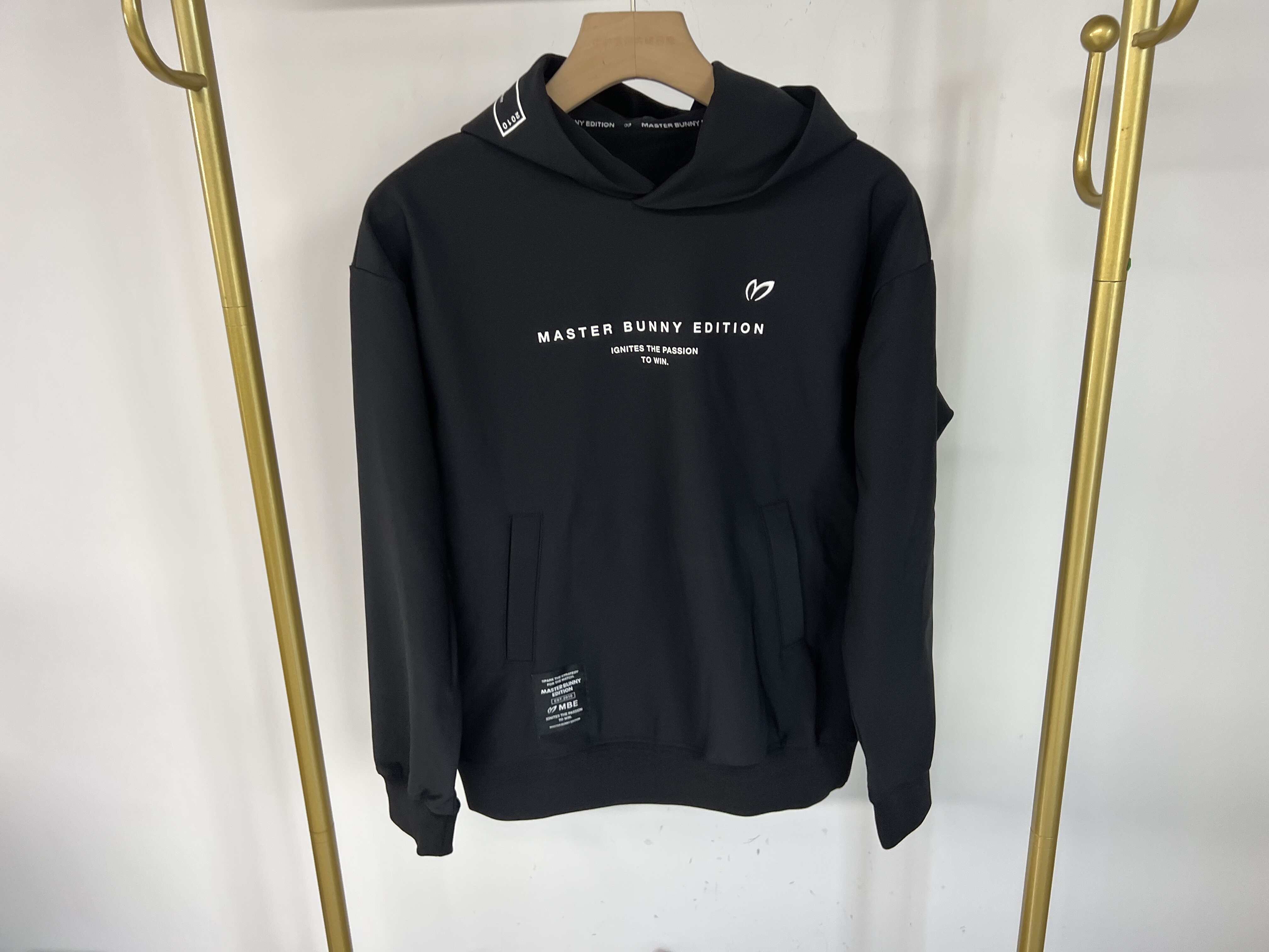 22107 出口余高尔夫男女秋冬长袖连帽套头衫外套卫衣薄绒防泼水 - 图1