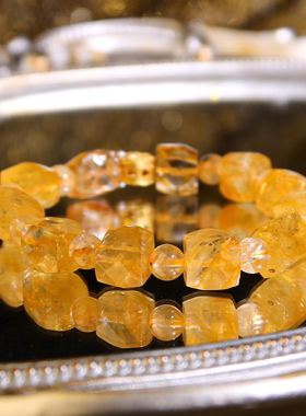 天然黄麒麟随行水晶手链透体  12.19冬至节直播间专属