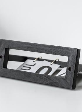 北欧创意小摆件酒柜装饰品办公室书桌面家居店铺日历客厅创意现代