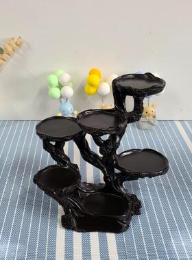 创意微型桌面置物架摆放小物件展示架子摆件微景观造景花架展示台