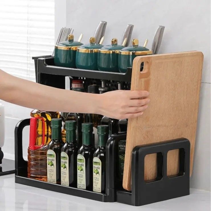 调料架厨房置物架家用多收纳架多层刀架台面收纳储物架架子,淘宝优惠券,粉丝福利购,淘宝优惠卷