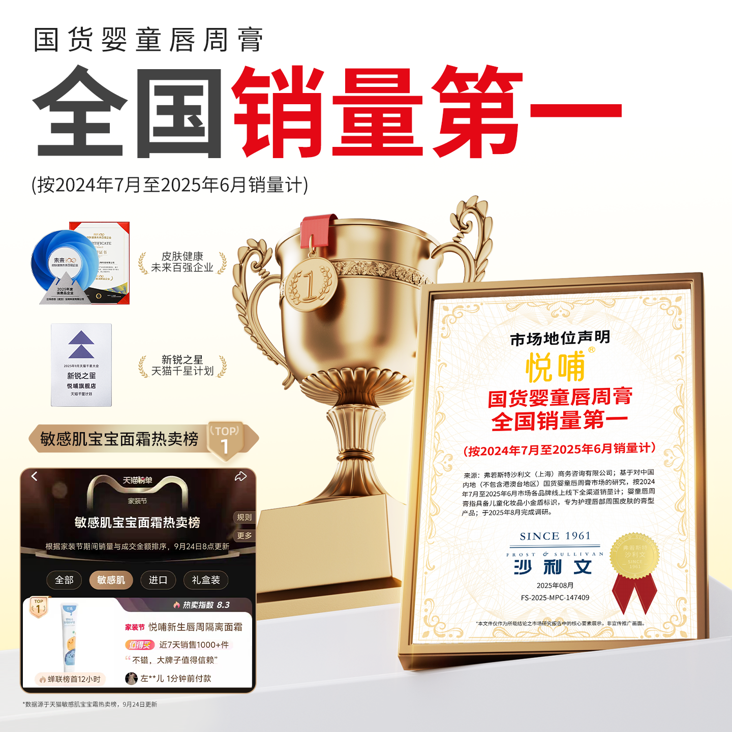 悦哺婴儿唇周膏新生宝宝专用隔离口水膏润肤护唇膏舒缓面霜非疹膏