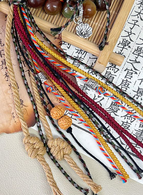 「格桑」藏式手绳手工编织菩提根小红书爆款高档民族手链编织成品