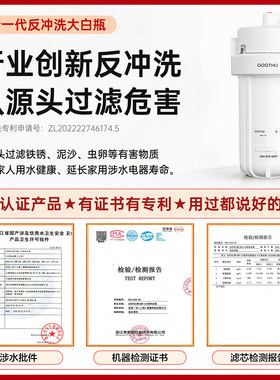 反冲洗大白瓶前置过滤器1微米