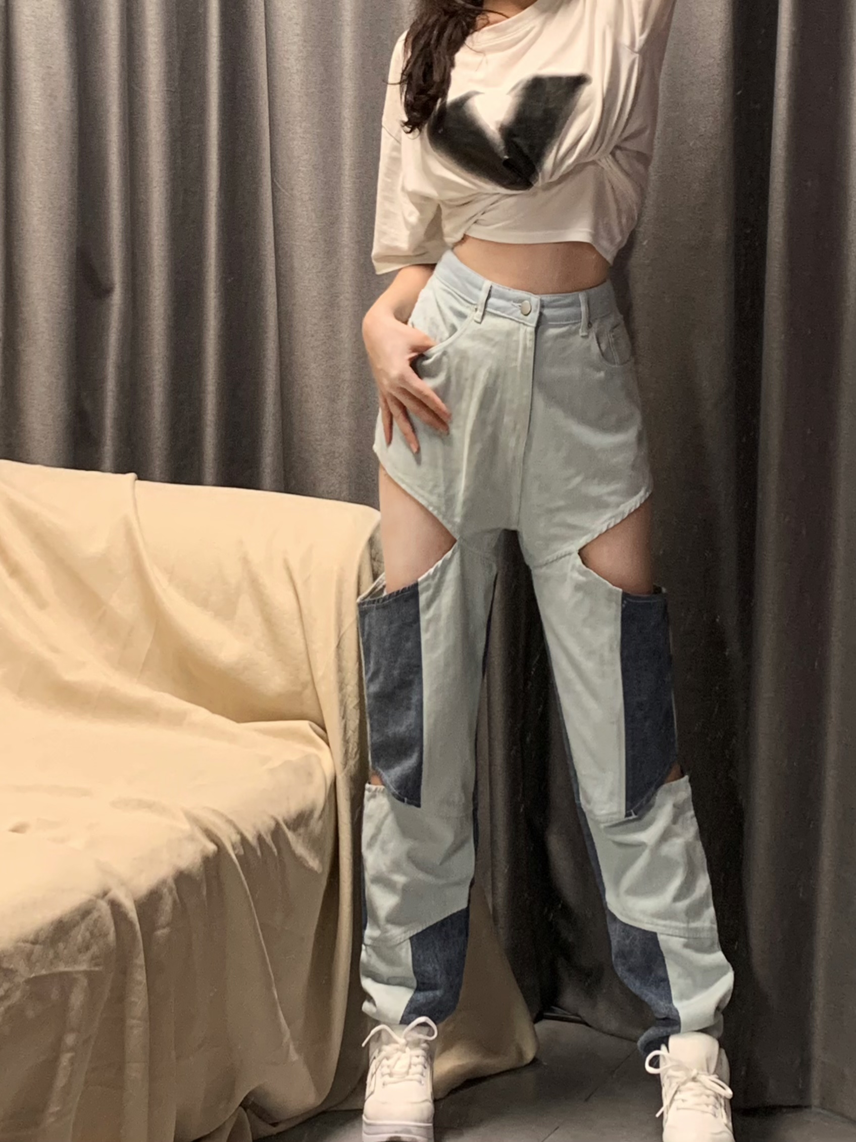 一个价【多款可选】百搭牛仔裤，潮男靓女满足更多身形-第4张图片-提都小院
