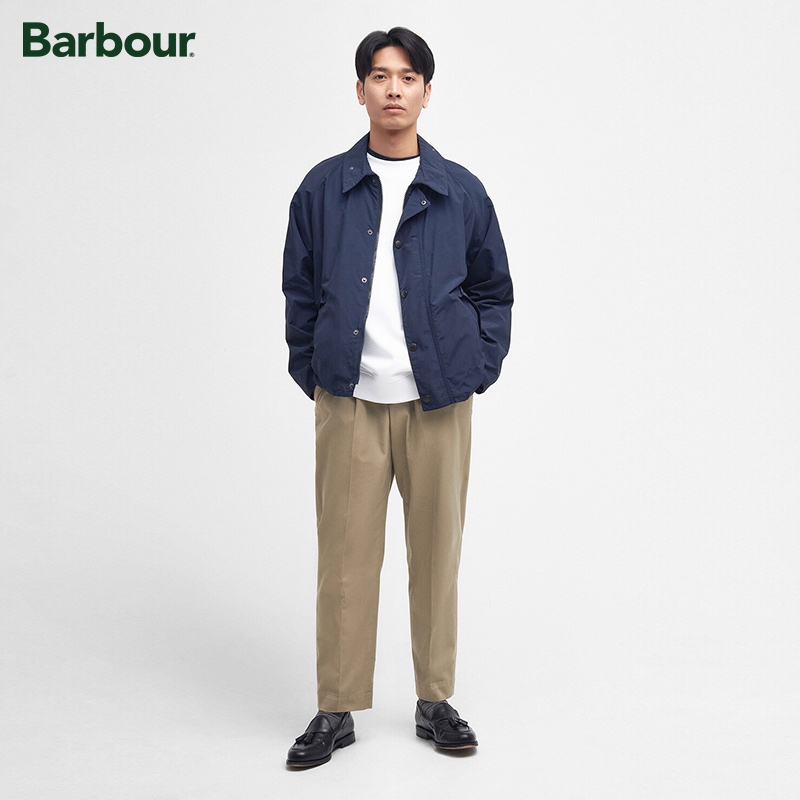 Barbour OS Transport男女同款宽松防雨夹克-图0