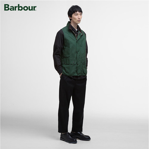 Barbour Westmorland Cotton男士无袖干蜡背心 - 图3