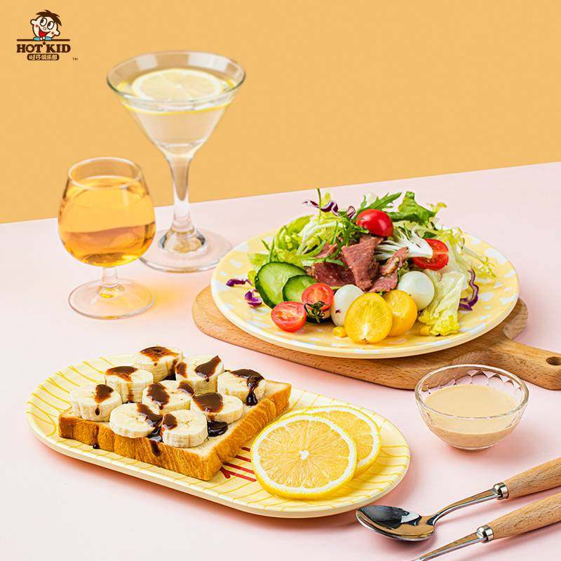 旺仔俱乐部旺旺周边仙贝雪饼仿真食品级密胺餐盘家用盘子餐具托盘,淘宝优惠券,粉丝福利购,淘宝优惠卷