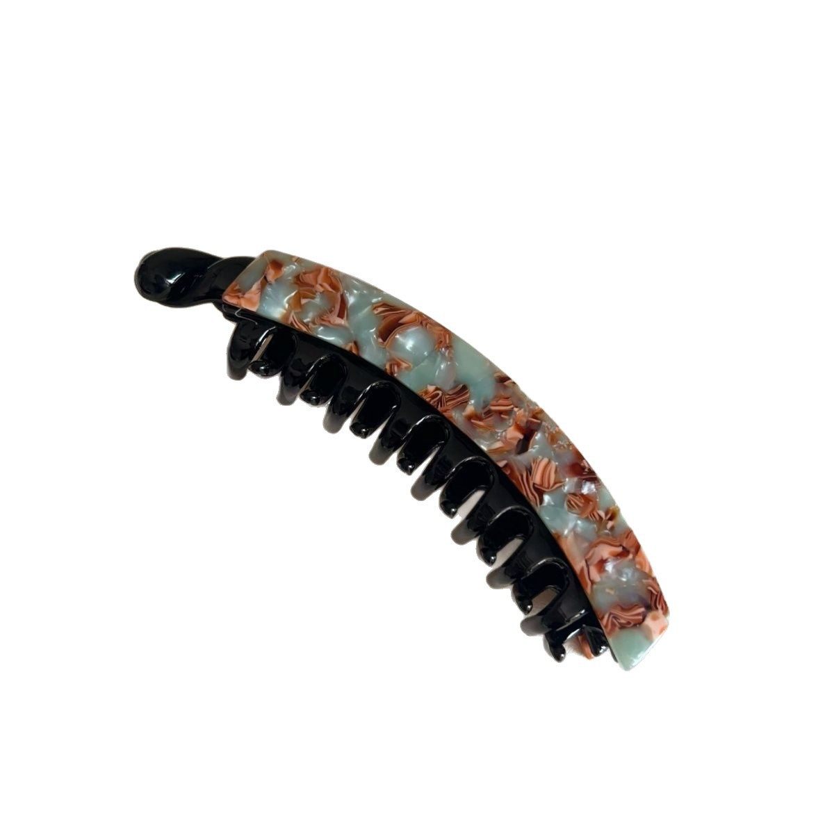 tktk秋冬毛线抓夹发量多发夹女2025新款高端鲨鱼夹后脑勺夹子头饰 - 图3