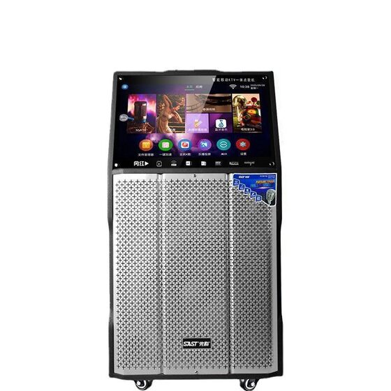 先科V6广场舞音响带显示屏户外k歌专用家庭ktv音响套装投影大屏幕