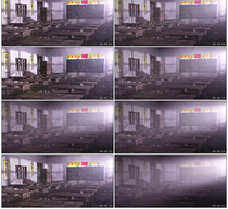 School Classroom 80s 90s Desk Classroom Primary and secondary school song Background Led video material