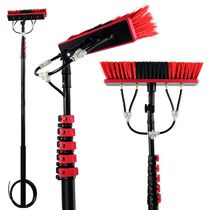 Water Fed Telescope Pole Telesbrush for Window Solar Photov