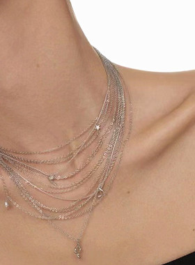 【新品】音符星星项链女轻奢小众高级设计感多层叠戴配饰