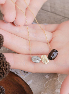 真实咖啡豆项链ayatorie闺蜜礼物