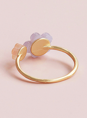 Ayatorie日系硬糖花戒指闺蜜礼物