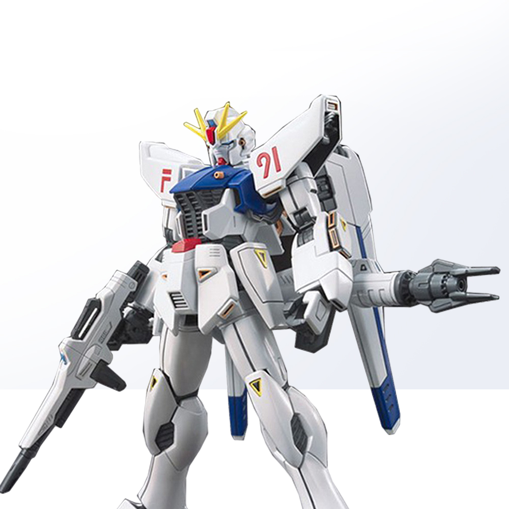 【自营】万代 HGUC 1/144 F-91 F91 GUNADAM 白色 高达 拼装模型 - 图1