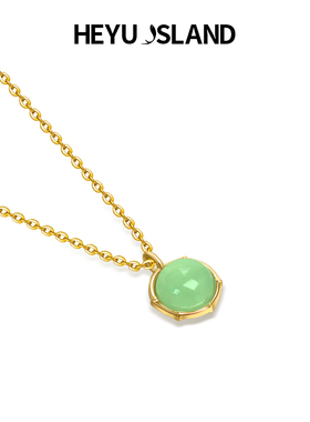 方枪枪推荐黑鱼岛节节高升新款项链简约国风新中式单颗玉珠吊坠女