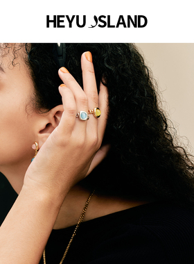 HEYUISLAND李莎旻子猫眼石戒指