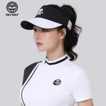 DEXGOLF Korea Golf Women Hat Outdoor Casual Sunscreen Sun Shade Hollow Top Hat Sports Tennis Running Hat