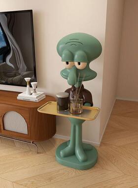 网红鱼客RLO哥托盘沙发边几创意可爱落地摆章厅件设计师茶几