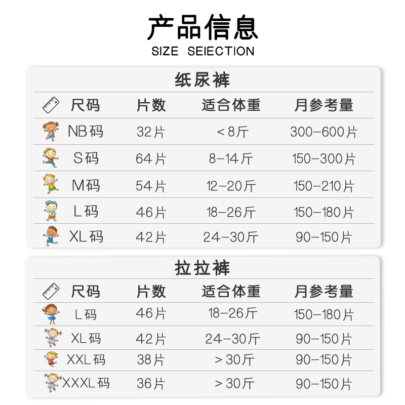 9码婴儿纸尿裤超薄透女男宝宝尿不湿m米菲兔训练拉拉裤官方旗舰店_mifeTUGO旗舰店_婴童尿裤-第4张图片-提都小院