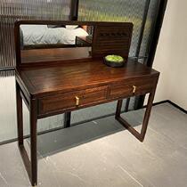 New style make-up bench modern one-piece Ukim wood makeup table full solid wood makeup bench makeup bench makeup