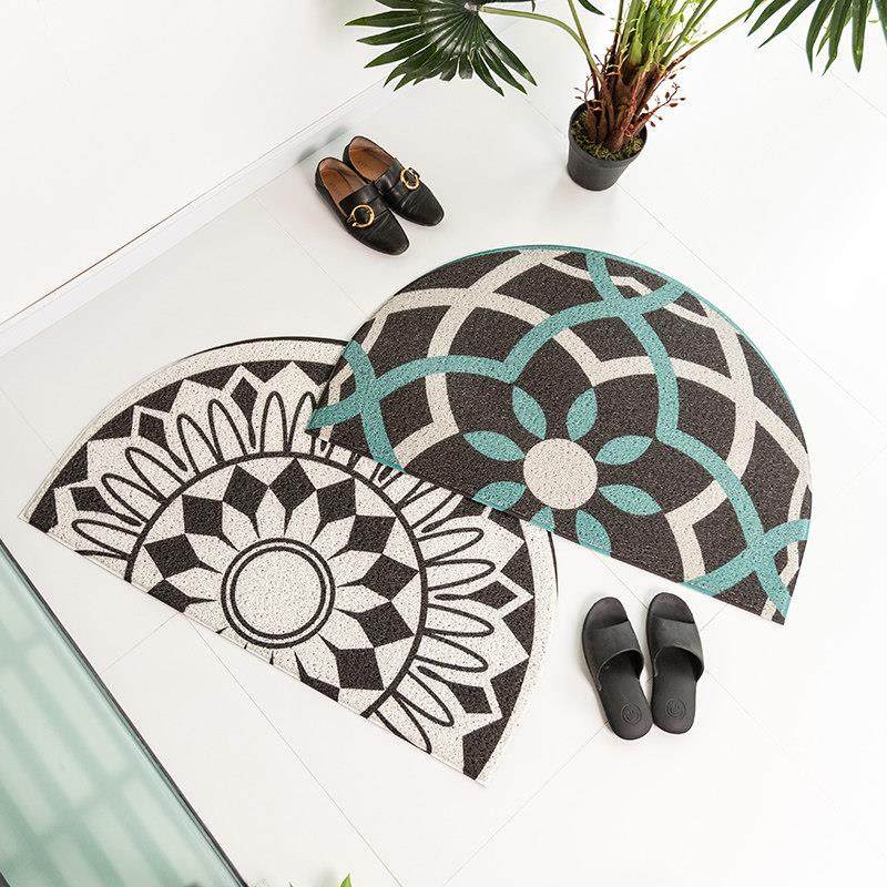 进门地垫半圆门口地垫进门垫子地垫家用丝圈地垫防滑防尘蹭脚门垫,淘宝优惠券,粉丝福利购,淘宝优惠卷